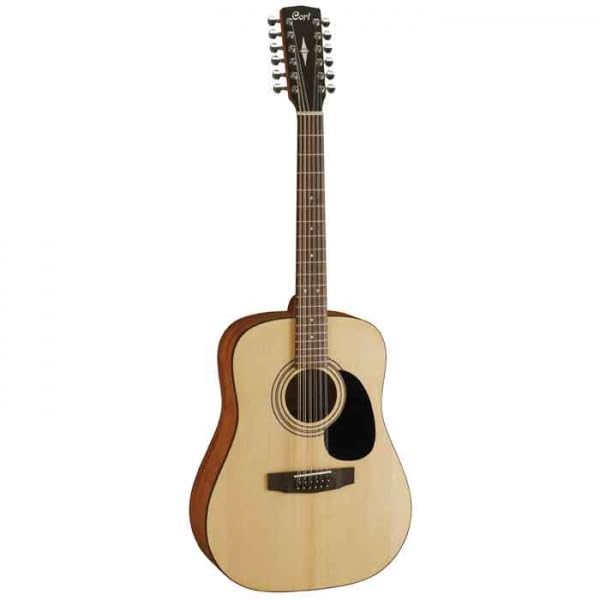Cort Ad810-12 Op 12-String Acoustic Guitar  Spruce Top, Mahogany Back & Sides, Coated Strings & Dovetail Neck Joint For Rich Ton