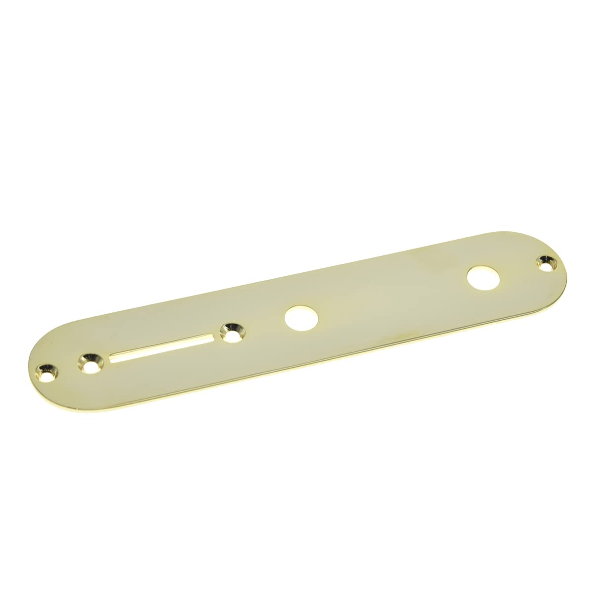 Dopro Tele Guitar Control Plate With 25/64'' Diameter Pot Holes For Telecaster Guitar With Cts Pots Gold
