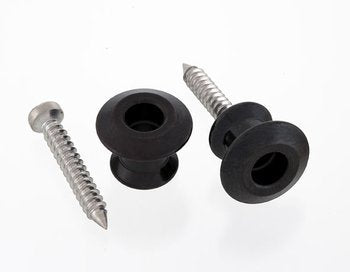 Allparts Ap-6582-003 Dunlop Black Strap Buttons