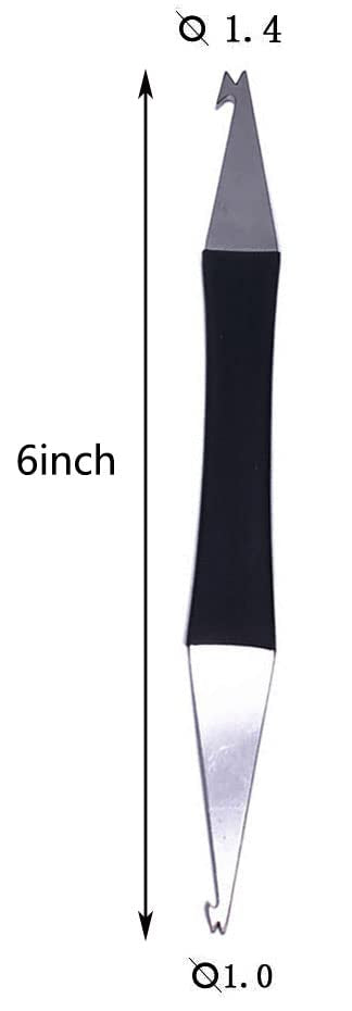 TUOREN Woodwind Repair Tool Double Head Spring Hook for Saxophone Clarinet Flute Basson Oboe Piccolo Accessory