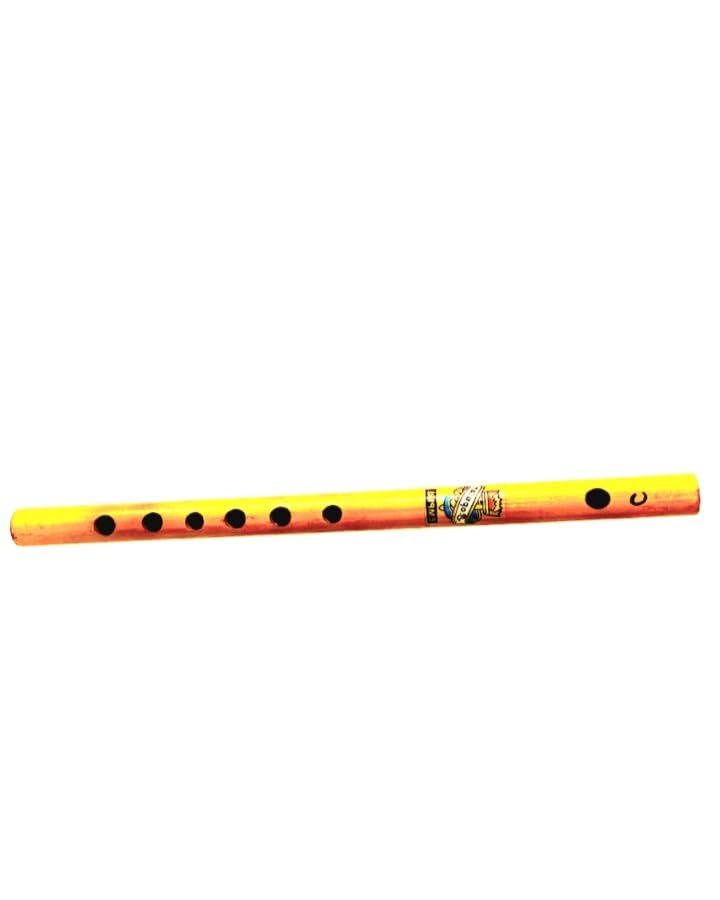 Awadh Flutes C Scale/Natural Flute Musical Instrument Original Assam Bamboo Bansuri Multi For Beginners, Professional | Size - 1