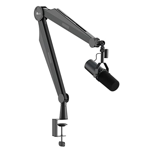 Ixtech Microphone Boom Arm Mic Arm For Blue Yeti Shure Sm7B Hyperx Quadcast Rode At2020 And Fifine Mic Stand For Gaming Podcasti