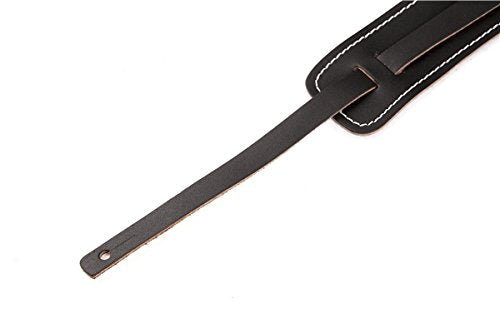 Fender Standard Vintage Guitar Strap, Black Leather