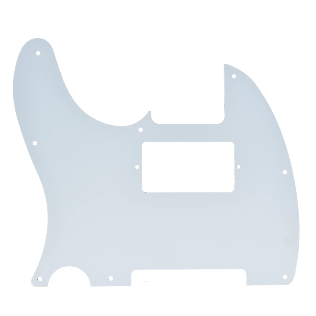 KAISH 8 Hole Tele Guitar Humbucker Pick Guard TL Pickguard for USA/Mexico Telecaster/Tele White Pearl