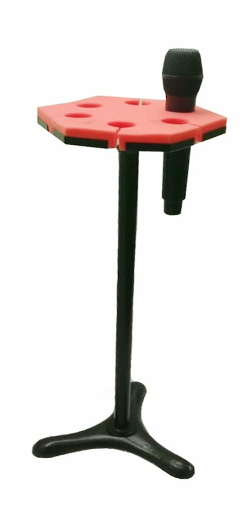 Alzarsi Mic Holder - 6 Hole Multi Mic Holder Stand Mini Microphone With Stand