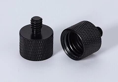 MxTong Mic Stand Adapter 5/8 to1/4 Microphone Screw Adapter Thread Screw Adapter for Camera Monitor Microphone Stand Microphone