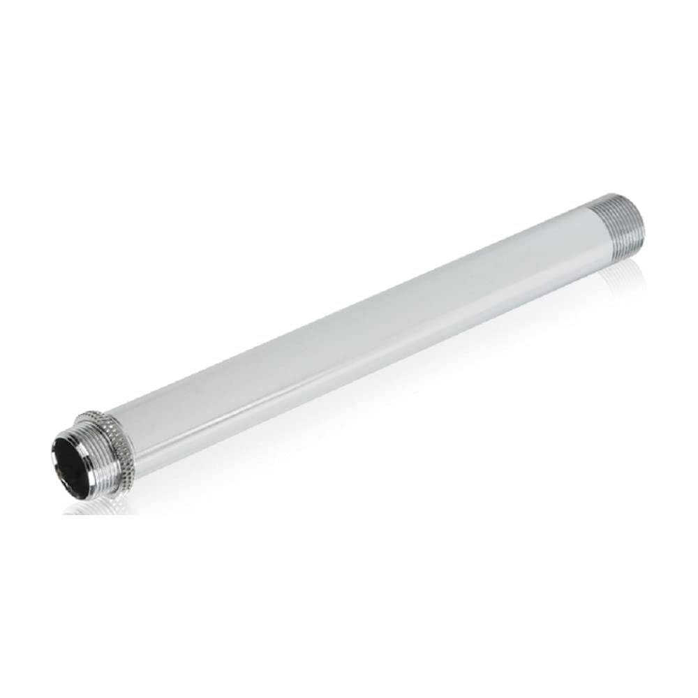Atlas Sound AD-8B 6 Long Tube with 5/8-27 Thread Male on Both Ends, Chrome