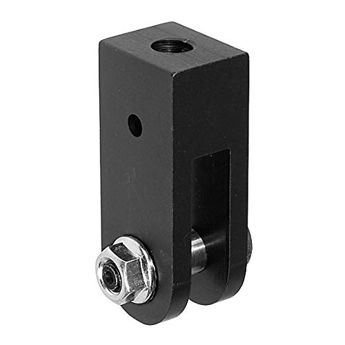 The Light Source 1/2 Threaded Rod Hanger for Mega-Batten Clamp, Black Anodized