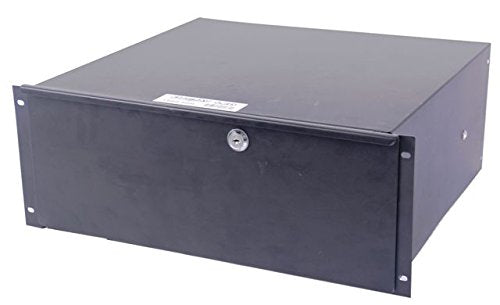 4U-Space Metal Locking Rack Drawer for Standard DJ Size Equipment.