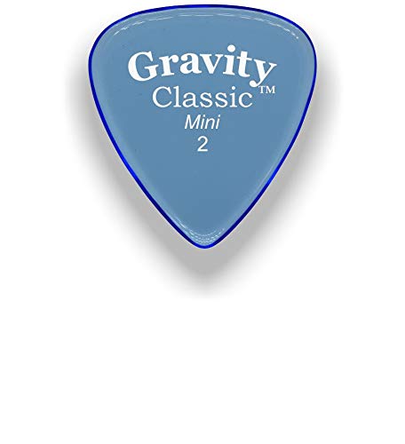 Gravity Picks Classic Guitar Pick - Made Of Acrylic For Ideal Grip - Polished By Professionals - Prevent Slipage - 2.0mm Thickne