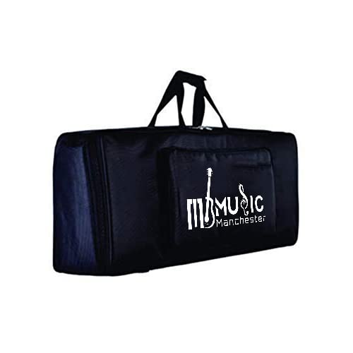 Keyboard And Piano Case/Cover/Backpack For Casio Ct-S200, 61-Keys Heavy Padded Lightweight Bag With Front Pocket(Black)