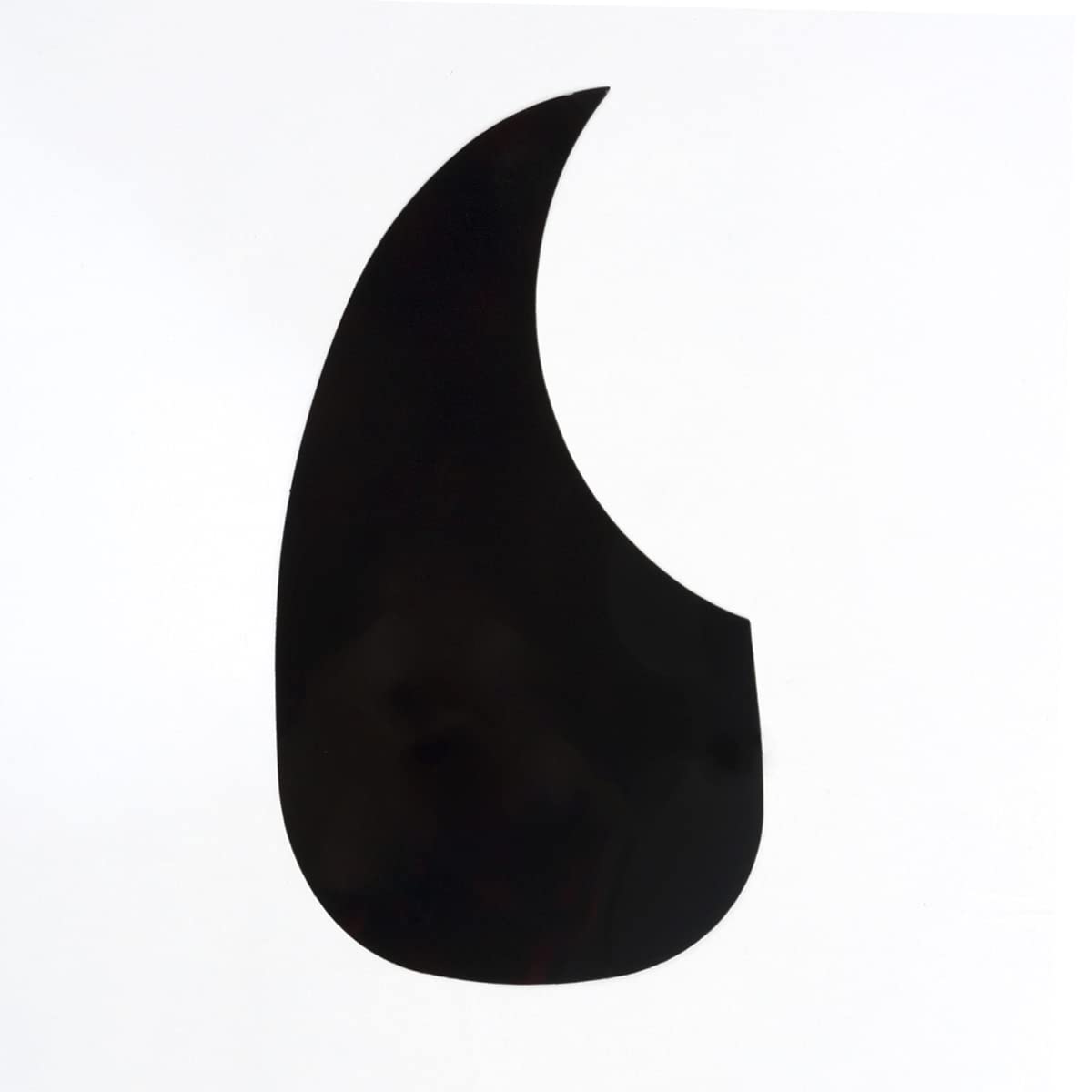 Musiclily Left Handed Oversize Acoustic Guitar Self-Adhesive Pickguard For Martin D28 Style Guitar, Black