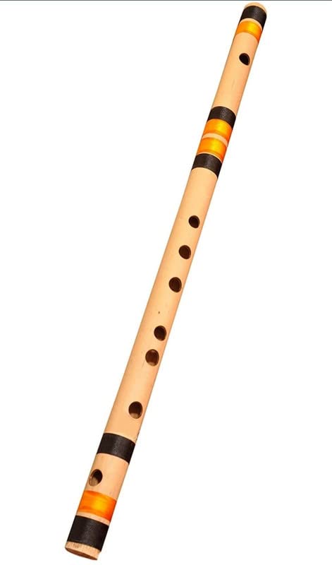 IBDA Bamboo Flutes| C Natural Scale | for Professional/Beginner | 19 inch Bansuri | Basuri Musical Instrument |