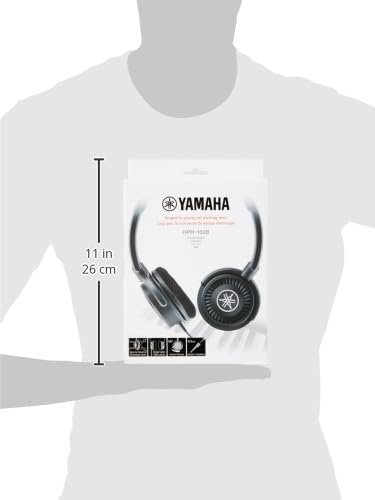 Yamaha HPH-150B Open-Air Neutral Palette Headphones,Black