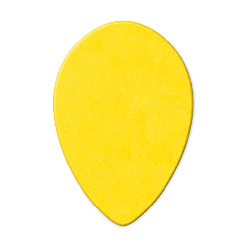 Dunlop 423R.73 Tortex Small Tear Drop, Yellow, .73mm, 36/Bag