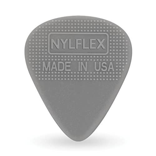 D'Addario Accessories Nylflex Guitar Picks - Nylon Guitar Picks With Grip - Great For Vintage Electric Sounds And Acoustic Strum