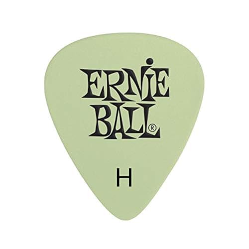 Ernie Ball Guitar Picks, Heavy, Super Glow, 12-pack (P09226)