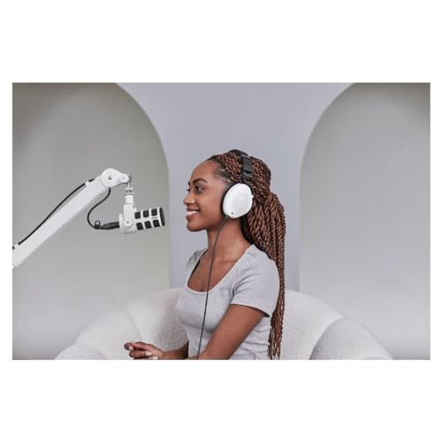 Rode PodMic Cardioid Dynamic Broadcast Microphone - White