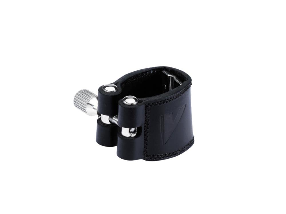 Vandoren LC21P Leather Ligature and Plastic Cap for Bb Clarinet with 3 Interchangeable Pressure Plates