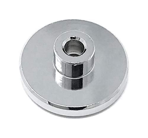Vintage Forge Chrome Round String Retainer Guide Tree for Fender Precision Jazz Style Bass Guitars and Others with Screw BSR40-C