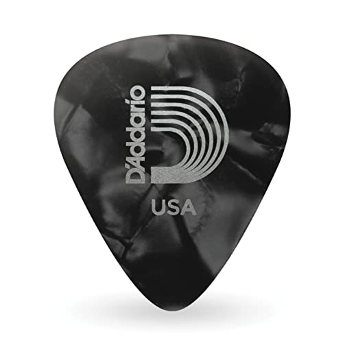 Daddario Accessories Celluloid Guitar Picks - 25 Pack - Guitar Picks For Acoustic Guitar, Electric Guitar, Bass Guitar - Guitar
