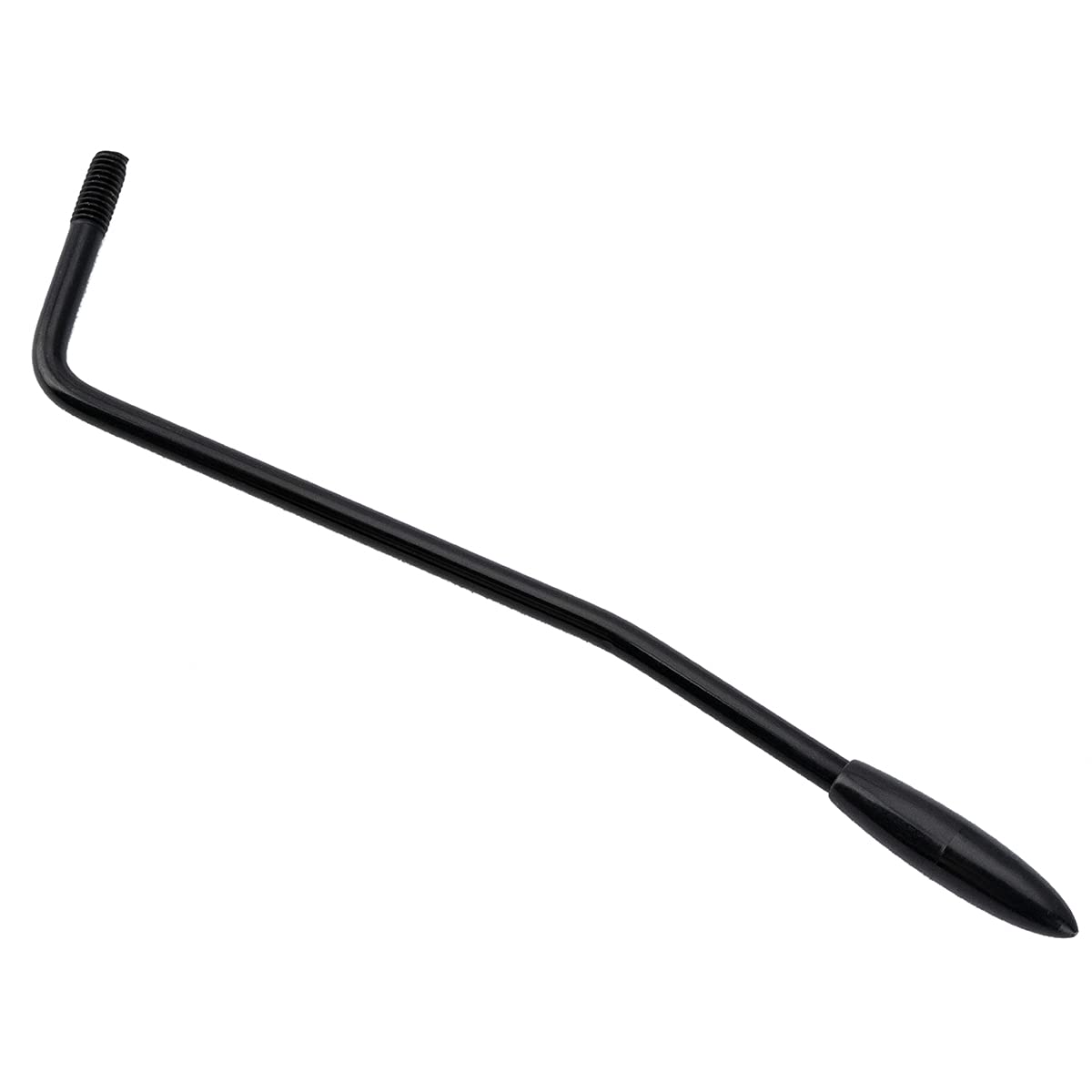 Musiclily Pro 5.8mm Thread-in Steel Tremolo Arm Whammy Bar Vibrato Arm for Squier Strat Style Electric Guitar, Black with Black
