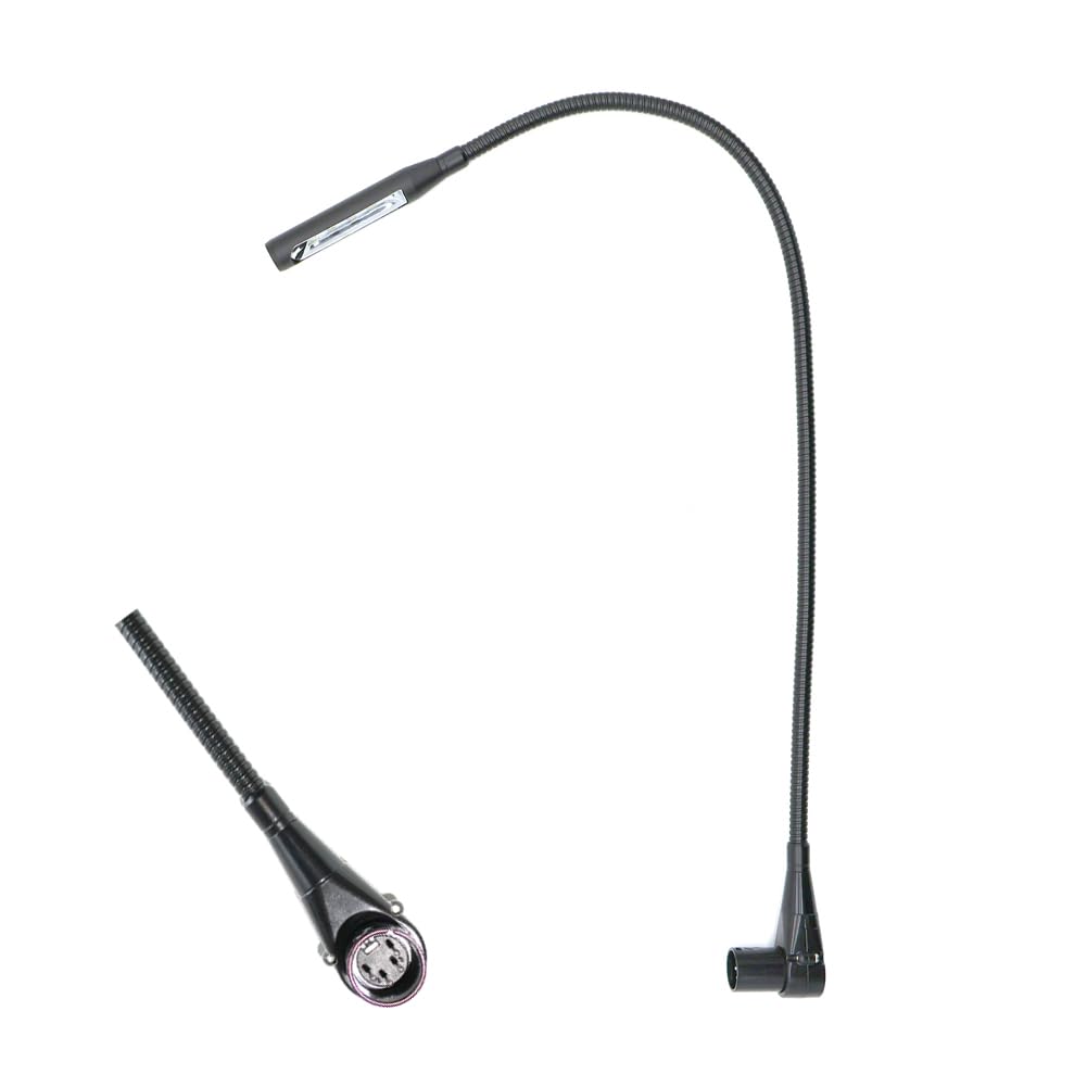 PALPEAL M32 24 inch 2 watt Right Angle XLR 4PIN Mixer LED Light gooseneck lamp for Midas M32 Mixer and BEHRINGER X32 Compact Mix