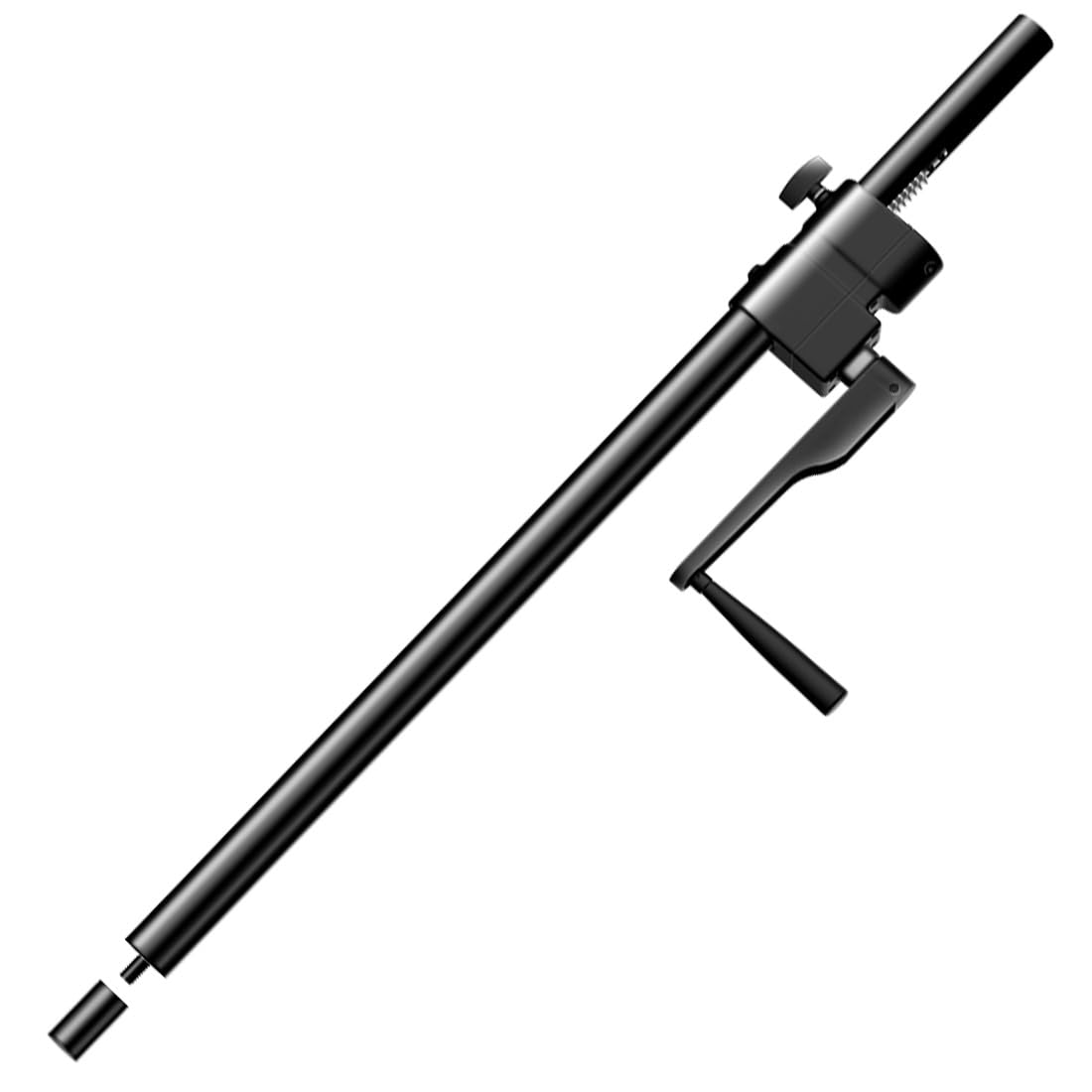 2 in 1 Speaker Pole Mount for Subwoofer Crank-Up Speaker Pole Heavy-Duty Adjustable 29.5-46 Inch Subwoofer Pole Fits M20 and 35 