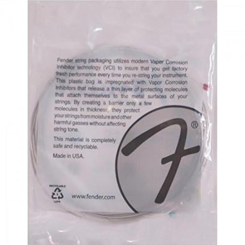 Fender 80/20 Bronze Acousitc Guitar Strings, Ball End, 70CL .011-.052