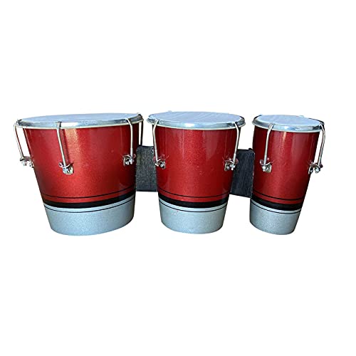 Gt Manufacturers Professional Three Piece Wooden Bongo Set