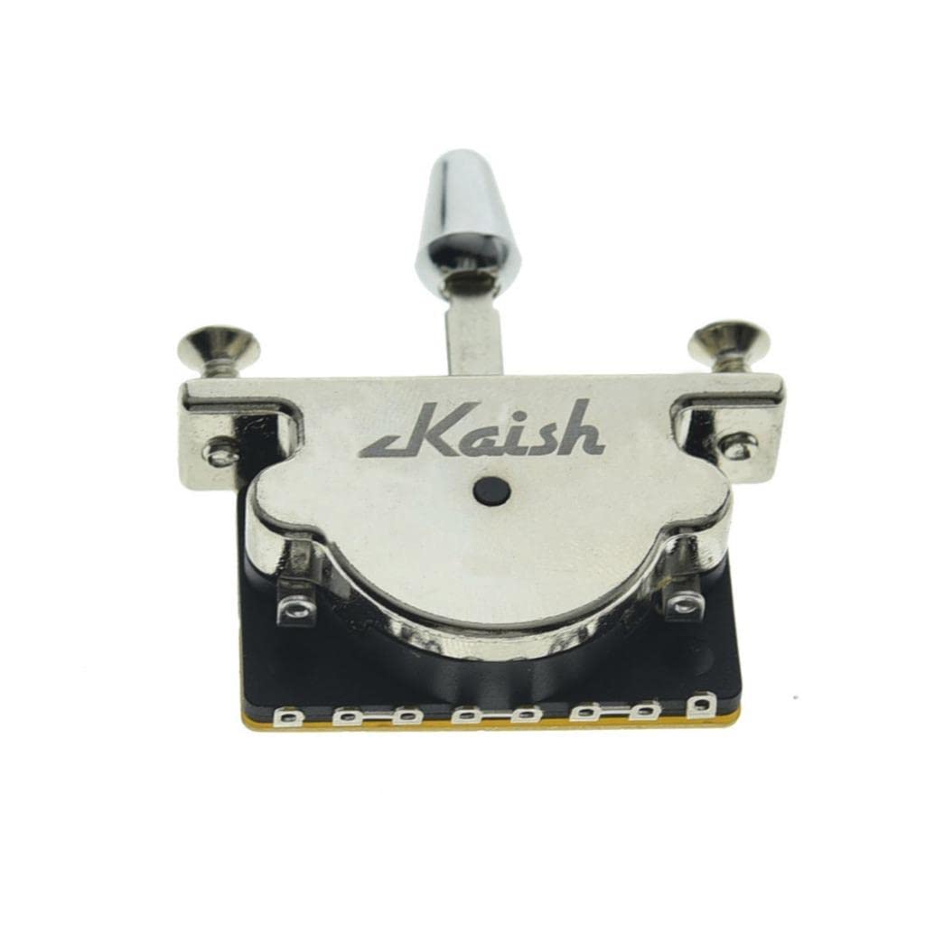 Heavy Duty 3 Way Guitar Pickup Lever Switch Pickup Selector Switch For Strat Tele With Plastic Chrome Tip