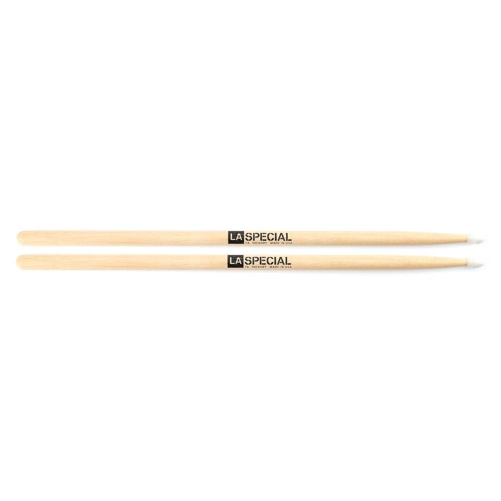 ProMark LA Specials Drum Sticks - 7A Drumsticks - Drum Sticks Set - Oval Nylon Tip - Hickory Drum Sticks - Consistent Weight and