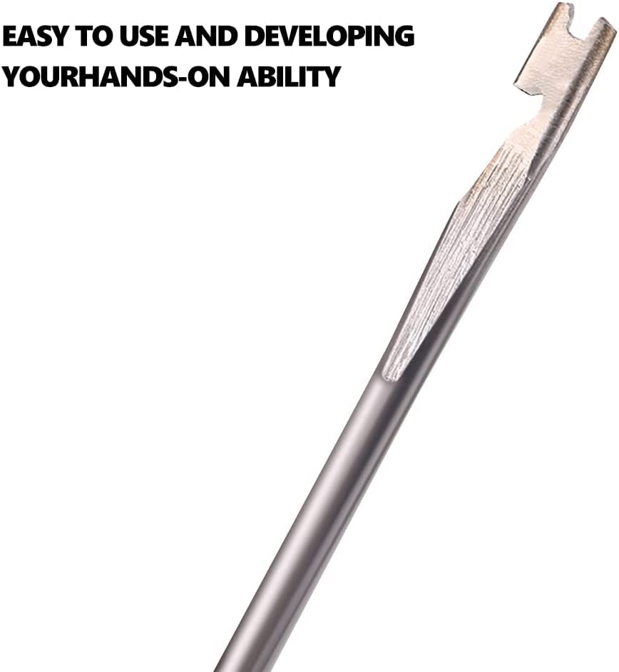 Jiayouy Stainless Steel Spring Hook Woodwind Instrument Repair Maintenance Tool for Sax Clarinet Oboe Flute Piccolo 5Inch,Dual H