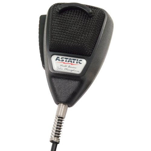 Astatic 302-10001 4-Pin Noise-Cancelling Microphone (Black)