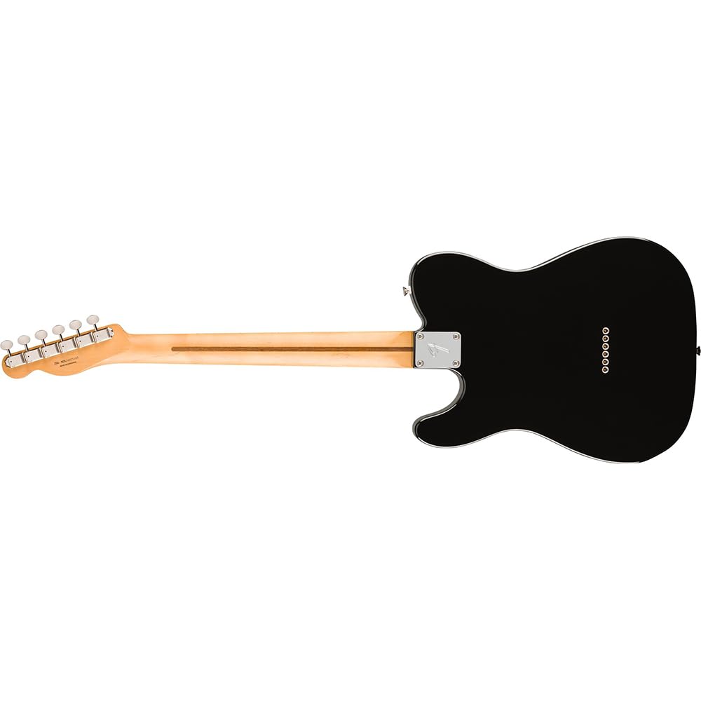 Fender Player II Telecaster Electric Guitar - Black with Maple Fingerboard Bundle with Fender FE620 Electric Guitar Gig Bag (Bla
