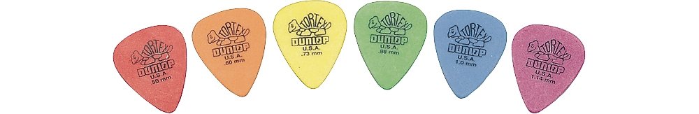 Dunlop Tortex Std Guitar Picks 1.0Mm (12)