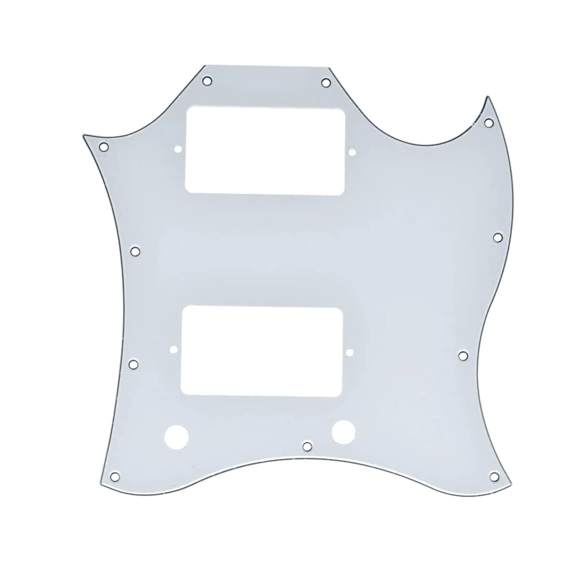 Dopro American Standard Sg Guitar Full Face Pickguard Fits Usa Gibson Sg Special Guitar White 3 Ply