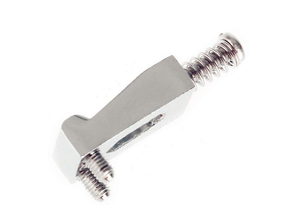 Jiayouy 6 Pcs Tremolo Electric Guitar Bridge Saddle with Wrench Set for Fender Strat Stratocaster Tele Telecaster Electric Guita