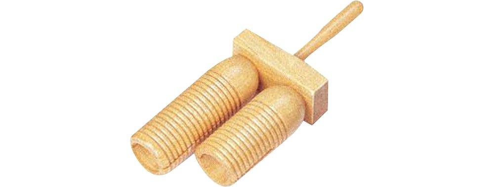 Rhythm Band Rb702W Wood Agogo With Mallet