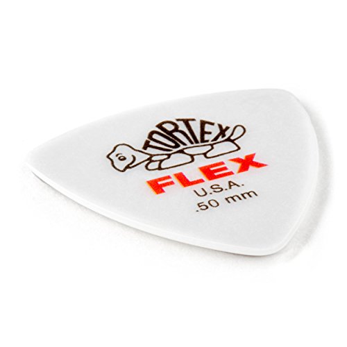 Dunlop Tortex Flex Triangle .50mm Red Guitar Pick-72 Pack