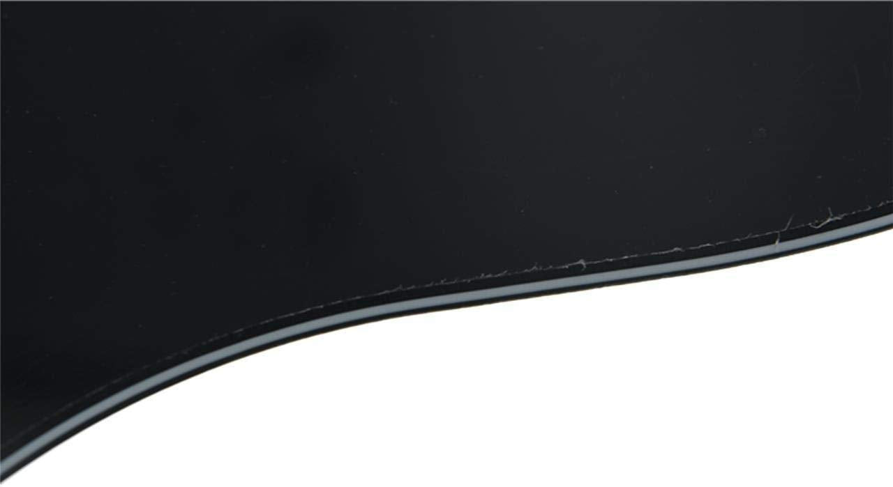 Dopro 13 Hole Precision Bass Pickguard PB P Bass Scratch Plate for USA/Mexican FD Precision Bass Black 3 Ply