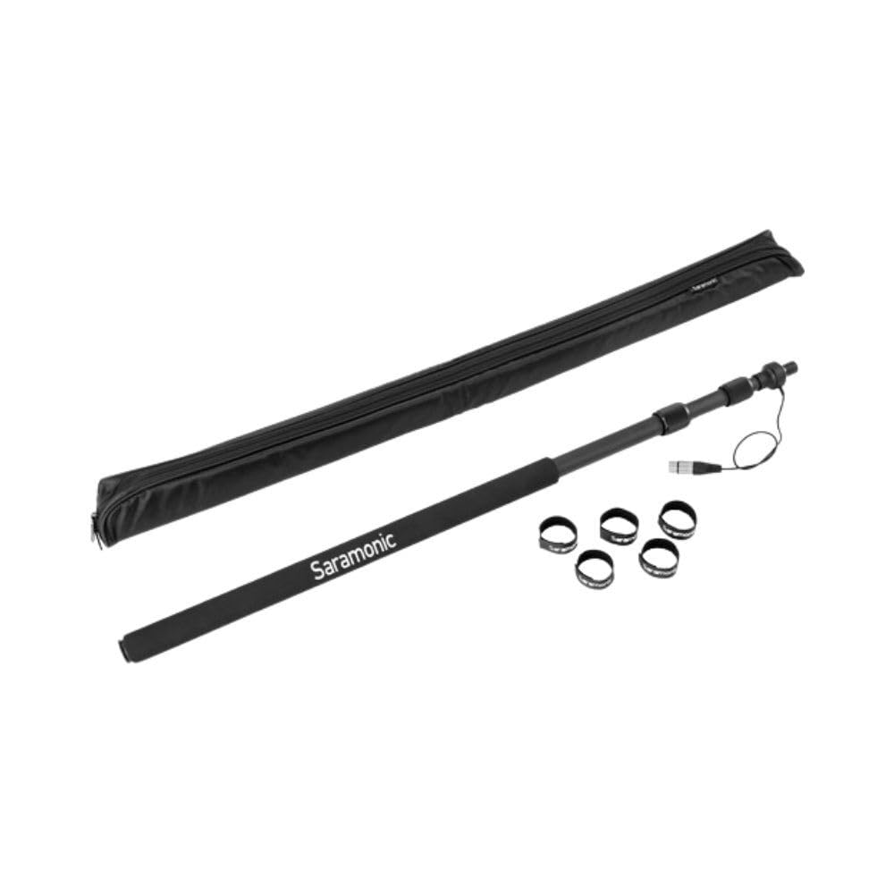 Saramonic BoomPole Lite 8.2 Lightweight Carbon Fiber Boom Pole with Internal XLR Cable, Cable Ties & Case