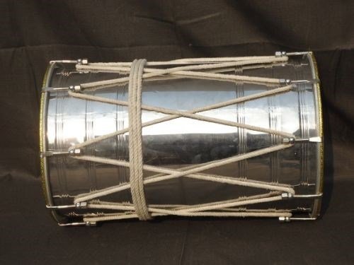 Sai Musical Store - Stainless Steel Bhangra Dhol Free Padded Carry Bag