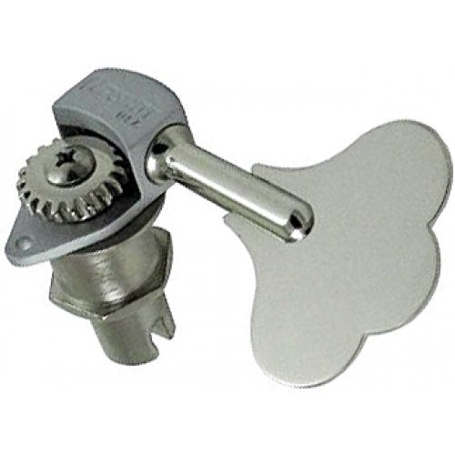 Hipshot Hb6C Ultralite Clover Key 3/8'' Bass Tuning Machine, Treble Side (Chrome