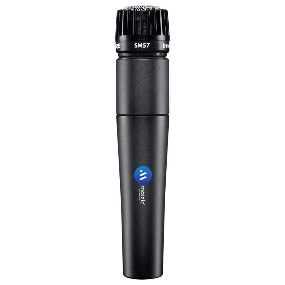 Maizic Smarthome Sm57 Smartstudio Dynamic Cardioid Crisp Clear Voice Unidirectional Microphone With Acoustics Cartridge For Musi