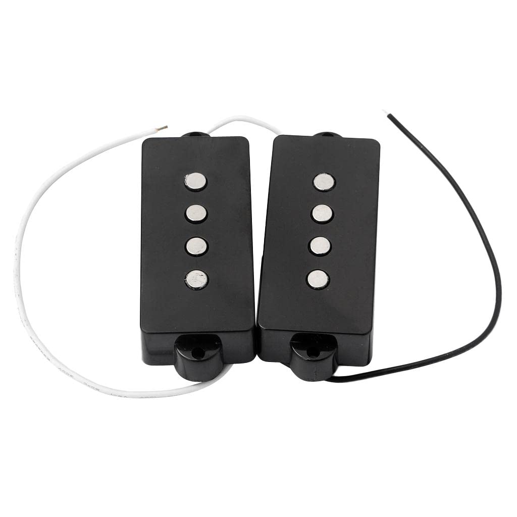 Bnf Black Noiseless 4 Strings Jazz Bass Guitar Pickups Set Diy Replacement Parts Musical Instruments & Gear | Guitars & Basses |