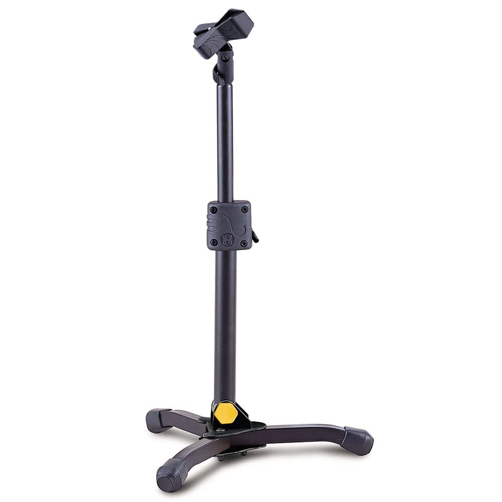 Hercules Stands Ms300B Low Profile Straight Microphone Stand - With Ez Mic Clip