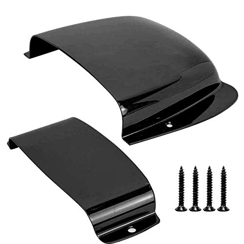 Bass Guitar Vintage Bridge Cover, Zinc Alloy Bass Guitar Bridge Cover with Screws for Electric Bass Guitar (Black)