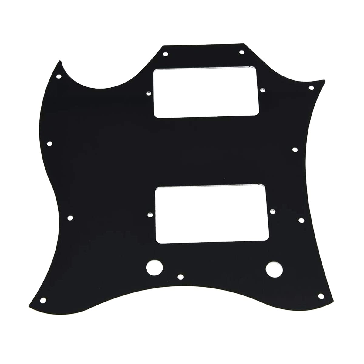 Dopro American Standard SG Guitar Full Face Pickguard for USA SG Special Guitar Black 3 Ply