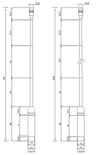 Samson CM20P Gooseneck Podium Microphone,Black